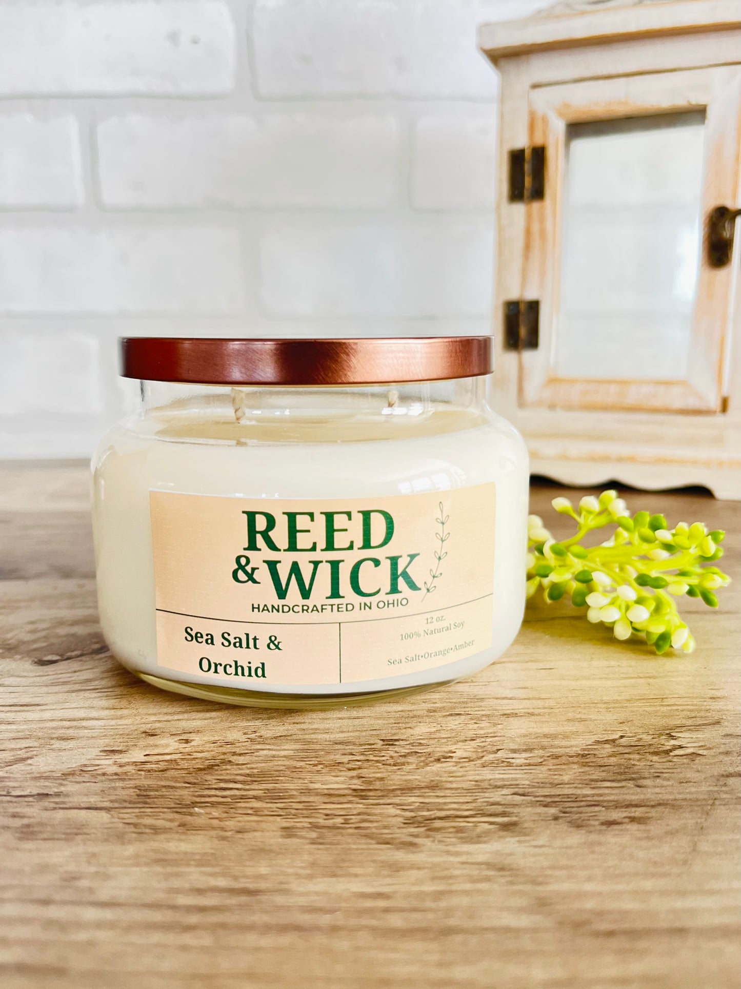 Sea Salt & Orchid Soy Candle